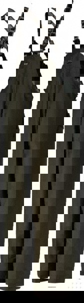 Bib Overalls: Size S, Green, Polyester & PVC